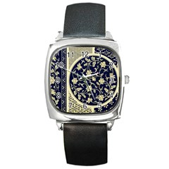 Background Vintage Japanese Square Metal Watch by Nexatart