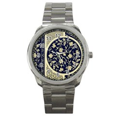 Background Vintage Japanese Sport Metal Watch by Nexatart