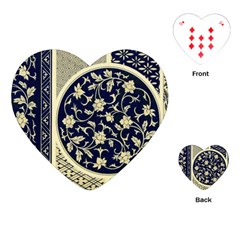 Background Vintage Japanese Playing Cards (heart)  by Nexatart