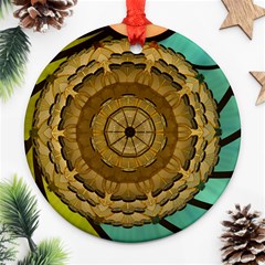 Kaleidoscope Dream Illusion Ornament (round) by Nexatart