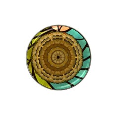 Kaleidoscope Dream Illusion Hat Clip Ball Marker by Nexatart