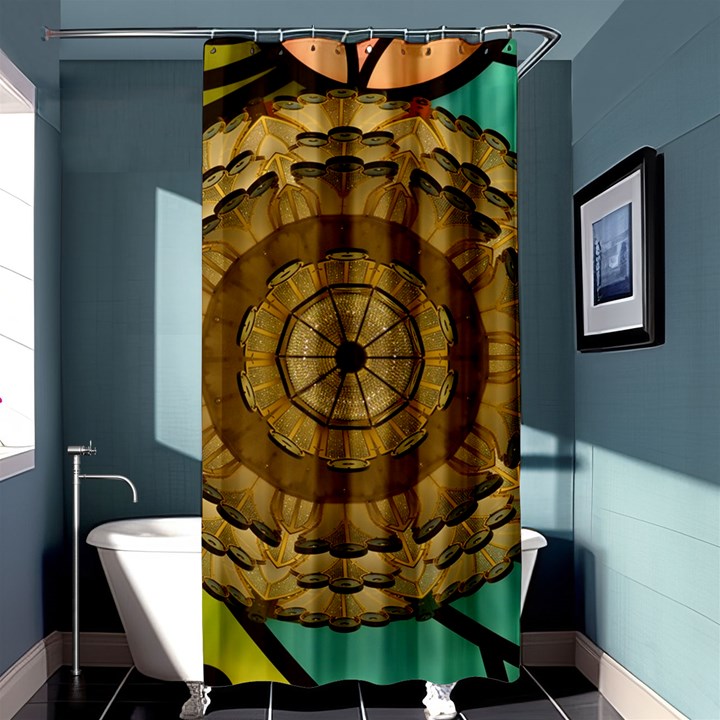 Kaleidoscope Dream Illusion Shower Curtain 36  x 72  (Stall) 