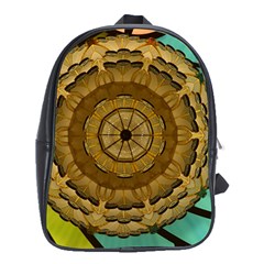 Kaleidoscope Dream Illusion School Bag (xl) by Nexatart