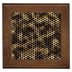 Honeycomb Beehive Nature Framed Tiles by Nexatart