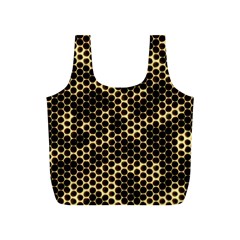 Honeycomb Beehive Nature Full Print Recycle Bags (s)  by Nexatart