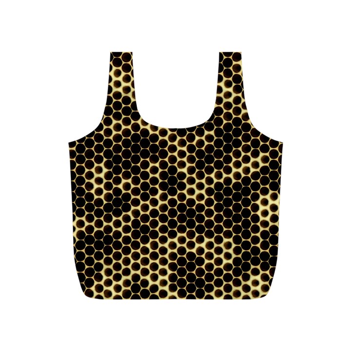 Honeycomb Beehive Nature Full Print Recycle Bags (S) 