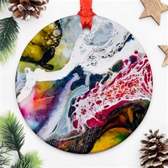 Abstract Art Detail Painting Ornament (round) by Nexatart