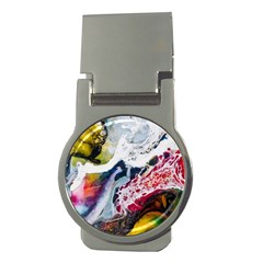 Abstract Art Detail Painting Money Clips (round)  by Nexatart