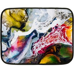 Abstract Art Detail Painting Fleece Blanket (mini)