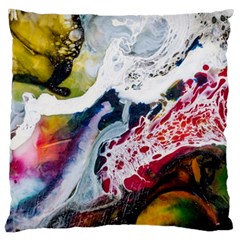 Abstract Art Detail Painting Large Cushion Case (two Sides) by Nexatart