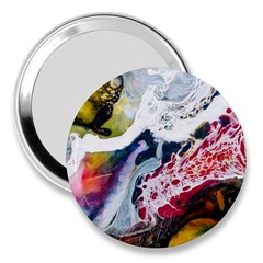 Abstract Art Detail Painting 3  Handbag Mirrors by Nexatart