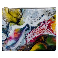 Abstract Art Detail Painting Cosmetic Bag (xxxl)  by Nexatart