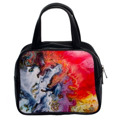 Art Abstract Macro Classic Handbags (2 Sides) by Nexatart