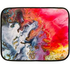 Art Abstract Macro Fleece Blanket (mini)