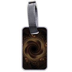 Beads Fractal Abstract Pattern Luggage Tags (two Sides) by Nexatart