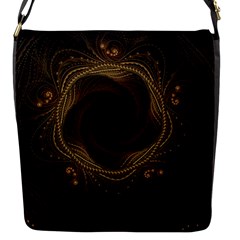 Beads Fractal Abstract Pattern Flap Messenger Bag (s) by Nexatart