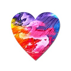 Abstract Art Background Paint Heart Magnet by Nexatart