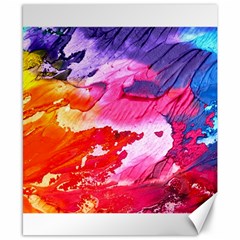 Abstract Art Background Paint Canvas 8  X 10  by Nexatart