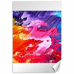 Abstract Art Background Paint Canvas 12  X 18   by Nexatart