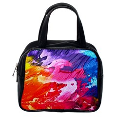 Abstract Art Background Paint Classic Handbags (one Side) by Nexatart