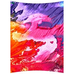 Abstract Art Background Paint Back Support Cushion by Nexatart