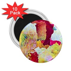 Art Detail Abstract Painting Wax 2 25  Magnets (10 Pack)  by Nexatart