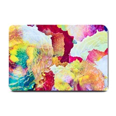 Art Detail Abstract Painting Wax Small Doormat  by Nexatart