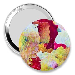 Art Detail Abstract Painting Wax 3  Handbag Mirrors by Nexatart