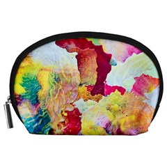 Art Detail Abstract Painting Wax Accessory Pouches (large) 