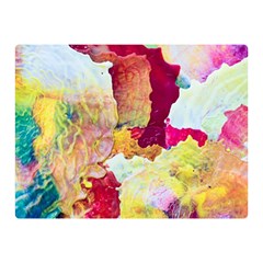 Art Detail Abstract Painting Wax Double Sided Flano Blanket (mini)  by Nexatart