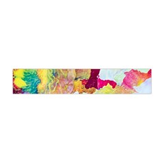 Art Detail Abstract Painting Wax Flano Scarf (mini)