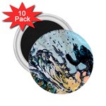 Abstract Structure Background Wax 2.25  Magnets (10 pack)  Front