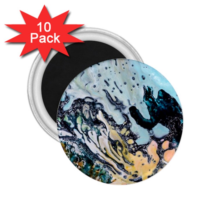 Abstract Structure Background Wax 2.25  Magnets (10 pack) 