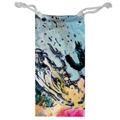 Abstract Structure Background Wax Jewelry Bag