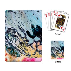 Abstract Structure Background Wax Playing Card by Nexatart