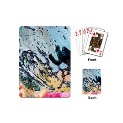 Abstract Structure Background Wax Playing Cards (mini)  by Nexatart