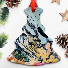 Abstract Structure Background Wax Ornament (christmas Tree)  by Nexatart