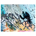 Abstract Structure Background Wax Double Sided Flano Blanket (Medium)  60 x50  Blanket Back