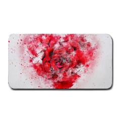 Flower Roses Heart Art Abstract Medium Bar Mats by Nexatart