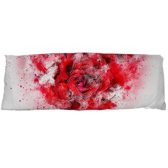 Flower Roses Heart Art Abstract Body Pillow Case (dakimakura) by Nexatart