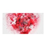 Flower Roses Heart Art Abstract Satin Wrap Front