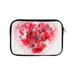 Flower Roses Heart Art Abstract Apple Macbook Pro 15  Zipper Case by Nexatart