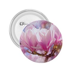 Flowers Magnolia Art Abstract 2 25  Buttons by Nexatart