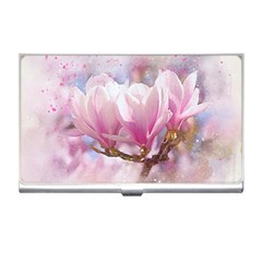 Flowers Magnolia Art Abstract Business Card Holders