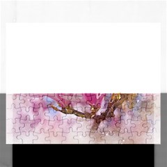 Flowers Magnolia Art Abstract Rectangular Jigsaw Puzzl by Nexatart