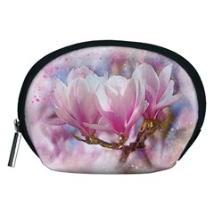 Flowers Magnolia Art Abstract Accessory Pouches (medium) 