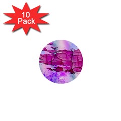 Background Crack Art Abstract 1  Mini Buttons (10 Pack)  by Nexatart