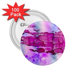 Background Crack Art Abstract 2 25  Buttons (100 Pack)  by Nexatart