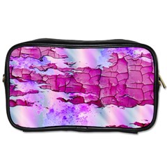 Background Crack Art Abstract Toiletries Bags by Nexatart