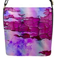 Background Crack Art Abstract Flap Messenger Bag (s) by Nexatart